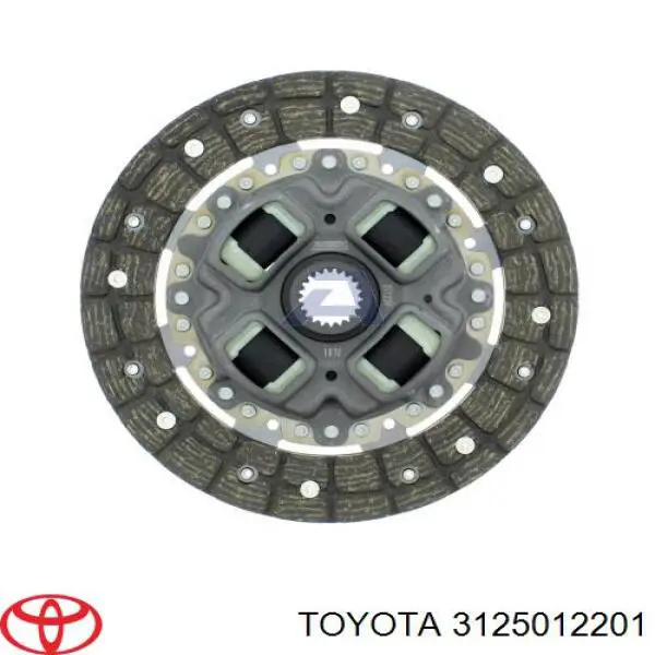 3125012201 Toyota disco de embrague