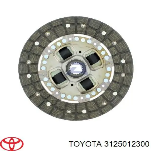3125012300 Toyota disco de embrague