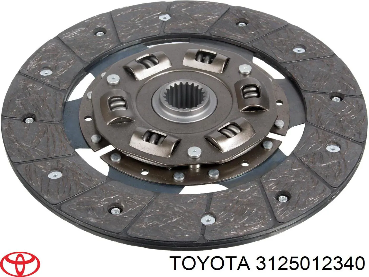 3125012340 Toyota disco de embrague