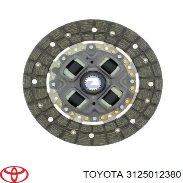 3125012380 Toyota disco de embrague