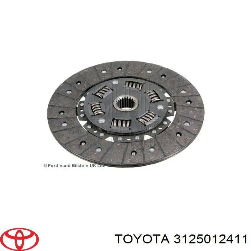 3125012411 Toyota disco de embrague