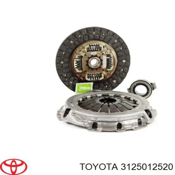 3125012520 Toyota disco de embrague