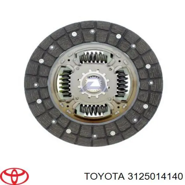 3125014140 Toyota disco de embrague