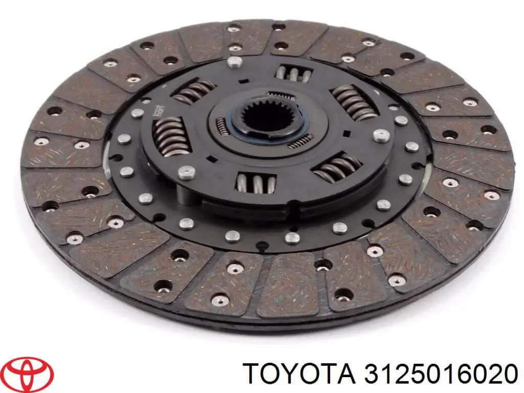 3125016020 Toyota disco de embrague
