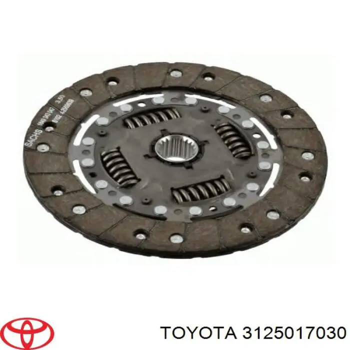 3125017030 Toyota disco de embrague