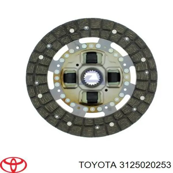 3125020253 Toyota disco de embrague