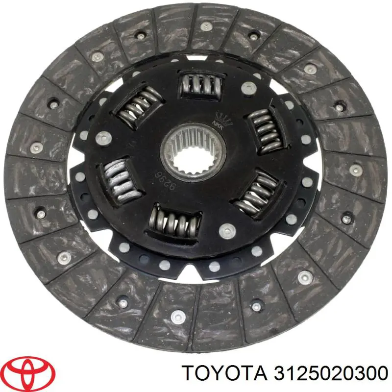 3125020300 Toyota disco de embrague