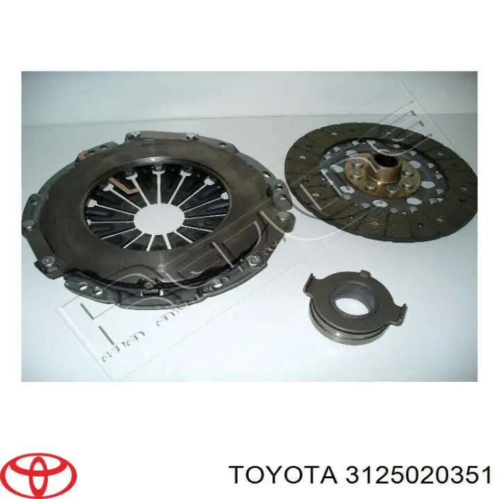 Disco de embrague Toyota 3125020351 precio, desde 86,88 EUR