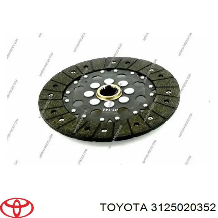 Comprar 3125020352 Toyota Disco de embrague