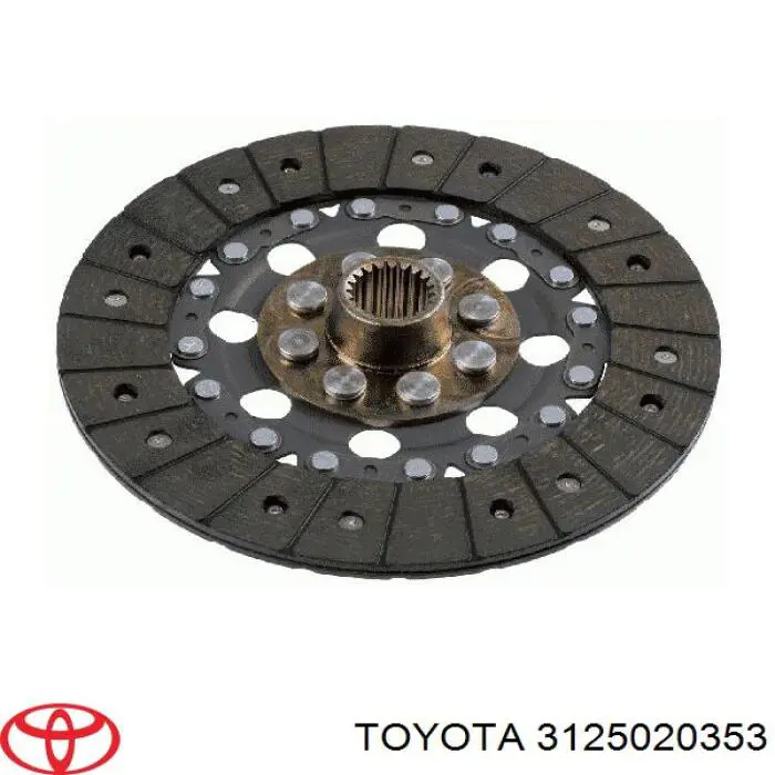 Disco de embrague Toyota 3125020353 precio, desde 86,89 EUR