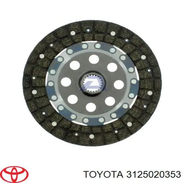 3125020353 Toyota disco de embrague