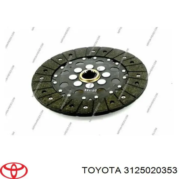 Comprar 3125020353 Toyota Disco de embrague