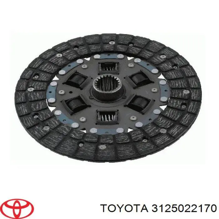 3125022170 Toyota disco de embrague
