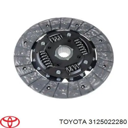 3125022280 Toyota disco de embrague