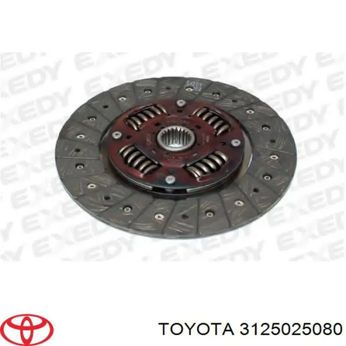 3125025080 Toyota disco de embrague