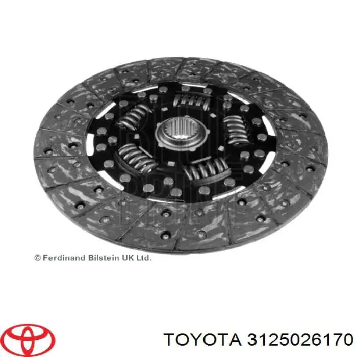 3125036431 Toyota disco de embrague