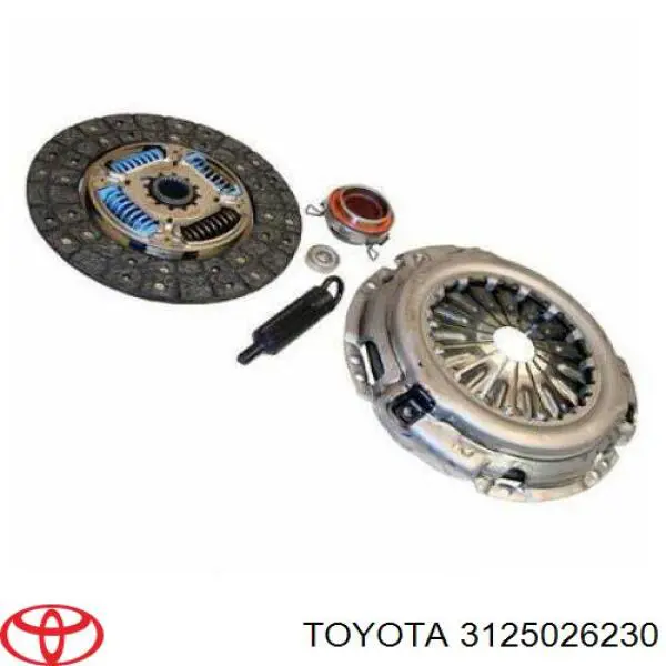 3125035400 Toyota disco de embrague