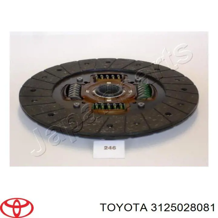 3125028081 Toyota disco de embrague