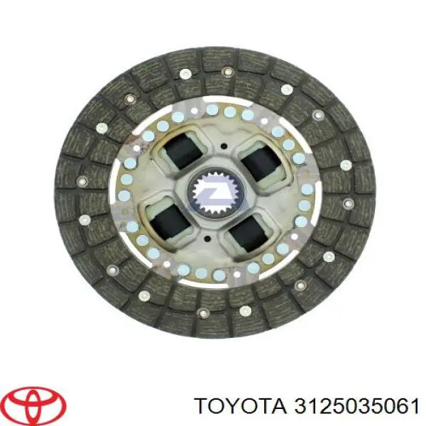3125020114 Toyota disco de embrague