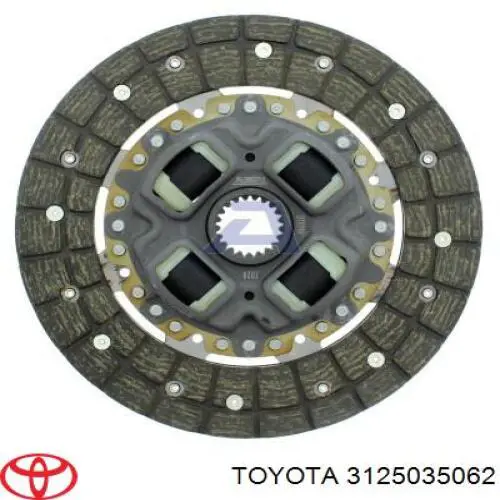 3125035062 Toyota Disco de embrague