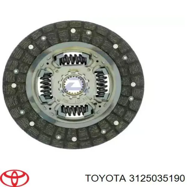 3125035190 Toyota disco de embrague