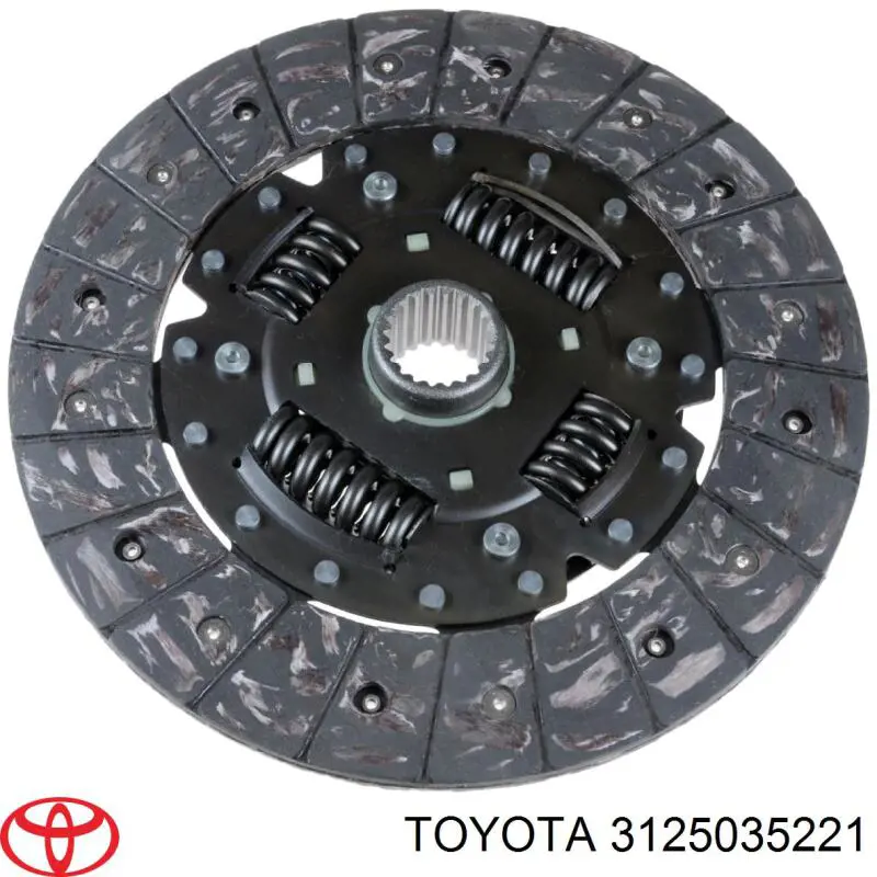 3125035221 Toyota disco de embrague