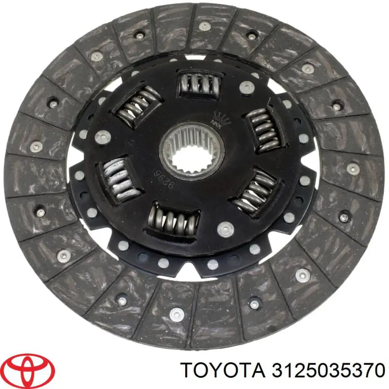 3125035370 Toyota disco de embrague