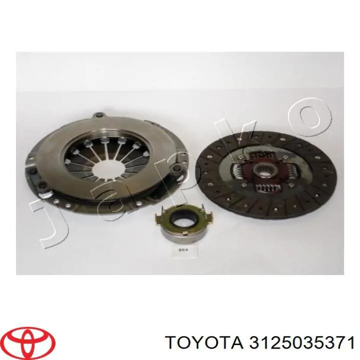 Disco de embrague 3125035232 Toyota