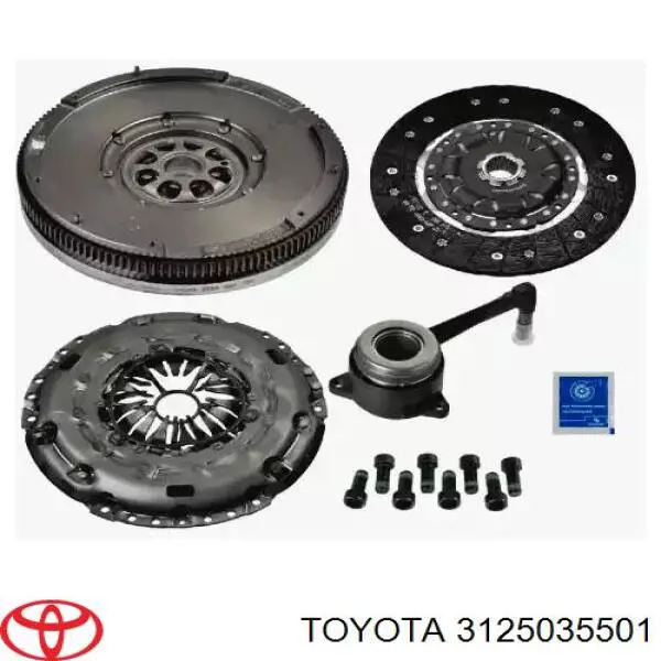 3125035501 Toyota disco de embrague