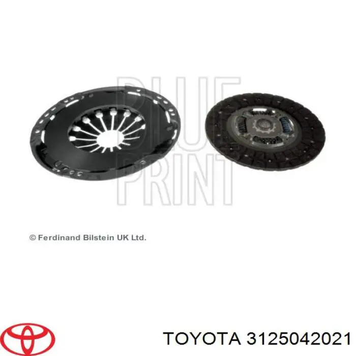 3125042021 Toyota Disco de embrague