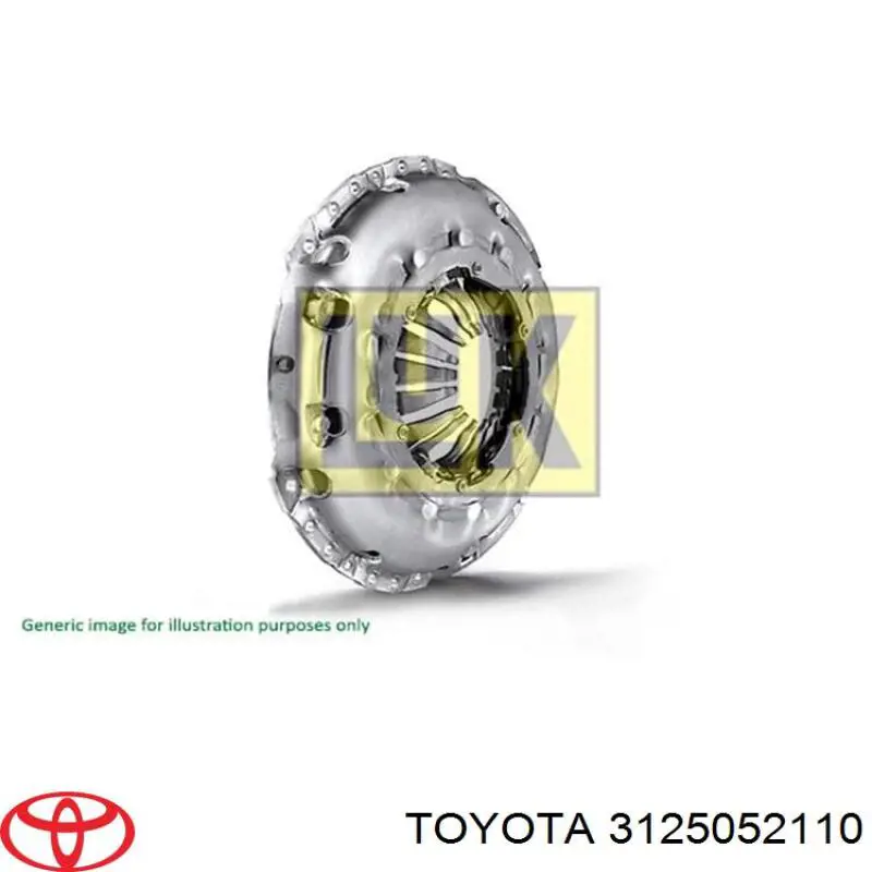 Disco de embrague 312500D041 Toyota