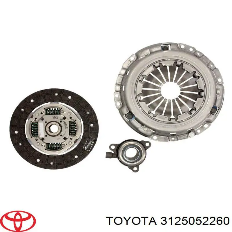Disco de embrague 3125052260 Toyota