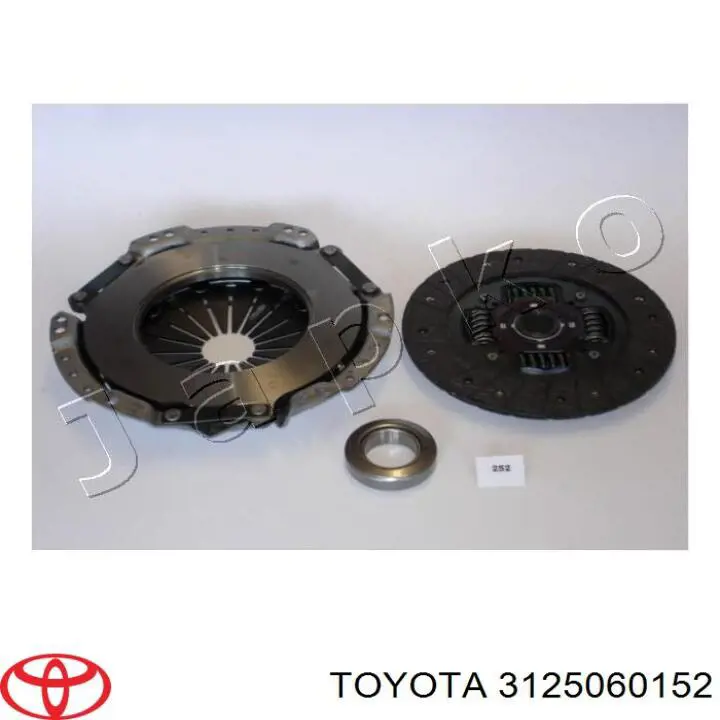 3125060152 Toyota disco de embrague