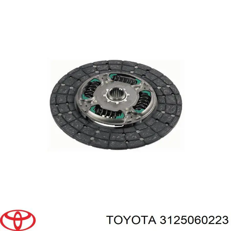 3125060223 Toyota disco de embrague