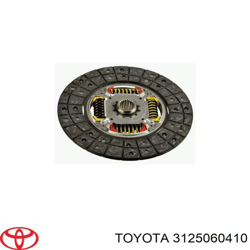 3125060410 Toyota disco de embrague