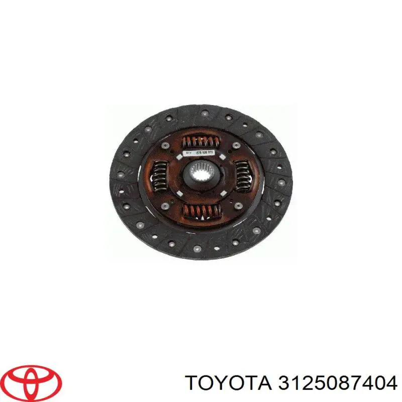 3125087404 Toyota disco de embrague