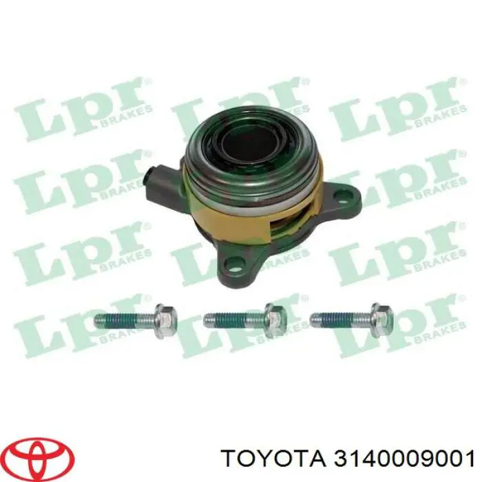 3140009001 Toyota cilindro esclavo de el embrague cojinete de liberacion