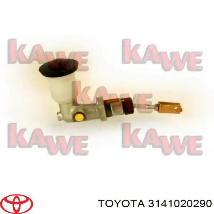 3141020290 Toyota cilindro maestro de embrague