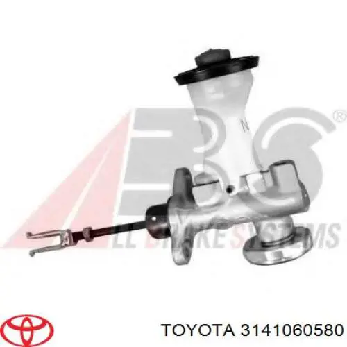 3141060580 Toyota Cilindro maestro de clutch