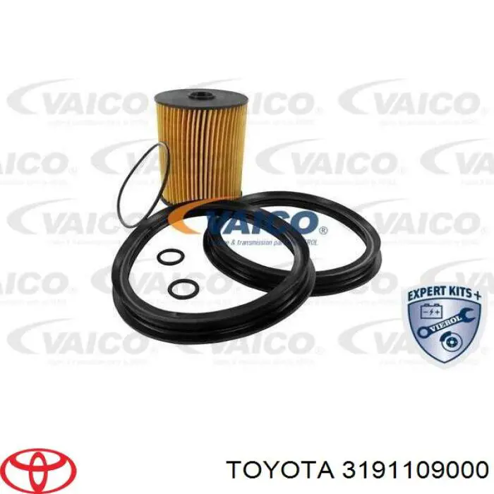 3191109000 Toyota filtro combustible