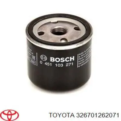 Comprar 326701262071 Toyota Filtros de aceite