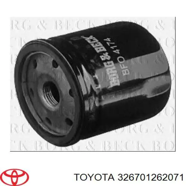 32670-12620-71 Toyota filtro de aceite