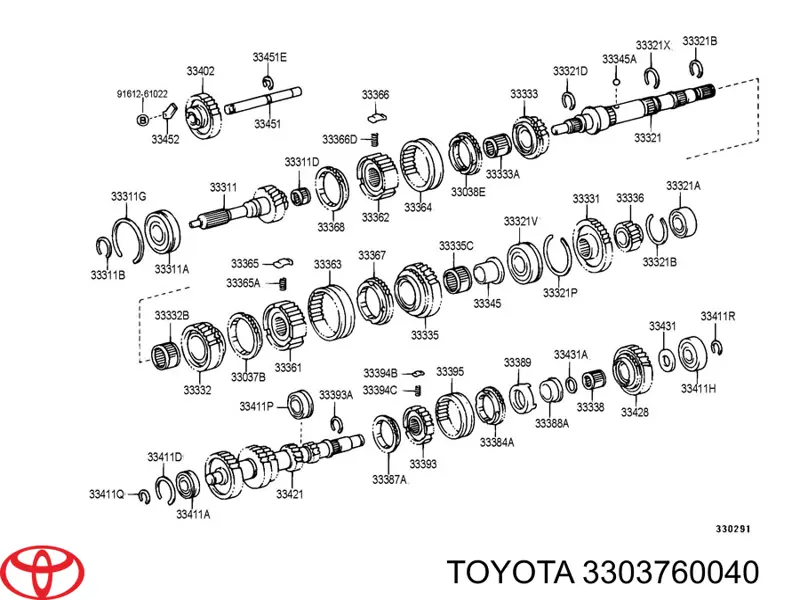 Anillo sincronizador Toyota 3303760040 precio, desde 207,10 EUR