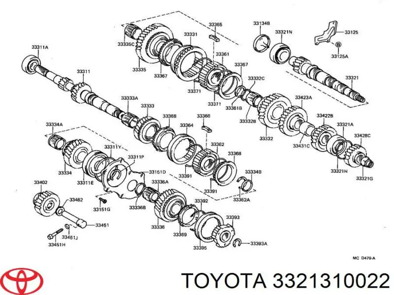  Toyota 3321310022 precio, desde 78,06 EUR