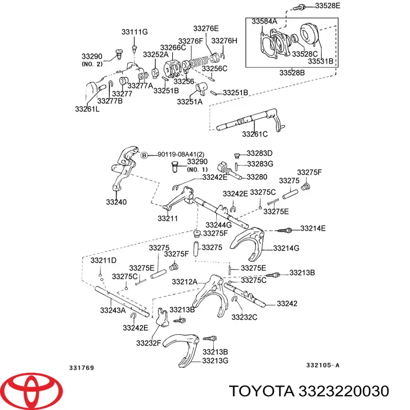  Toyota 3323220030 precio, desde 127,24 EUR