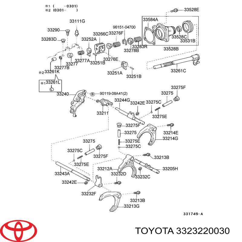 3323220030 Toyota