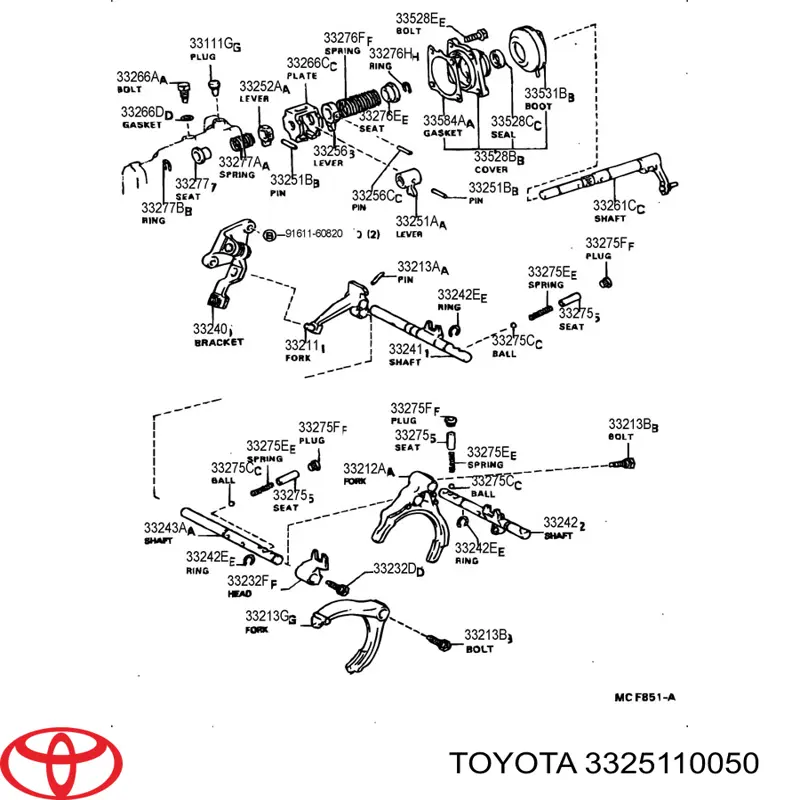 3325110050 Toyota 