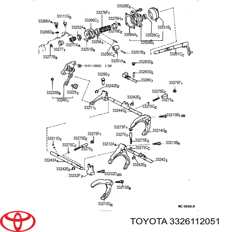 3326112051 Toyota 