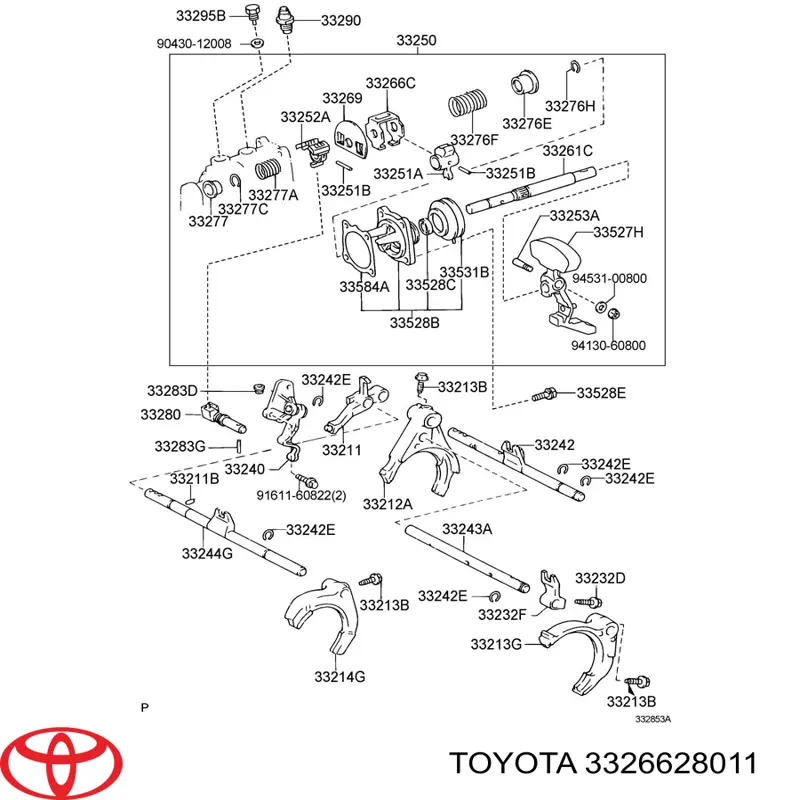 3326628011 Toyota 