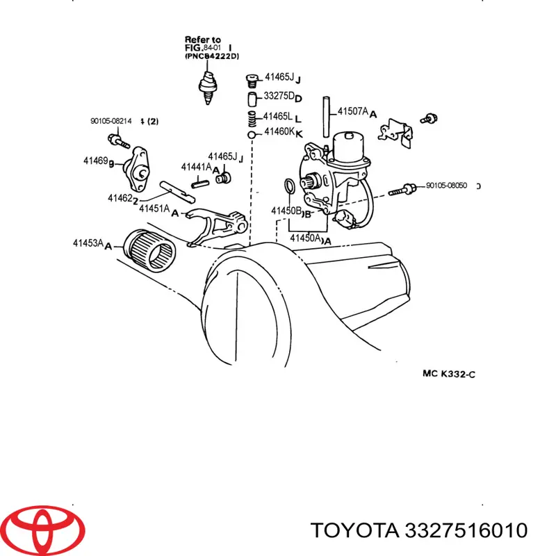 3327516010 Toyota